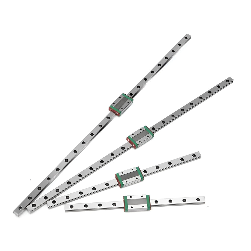 MGN series stainless steel linear guide block with slider and rail, compact size for precision motion