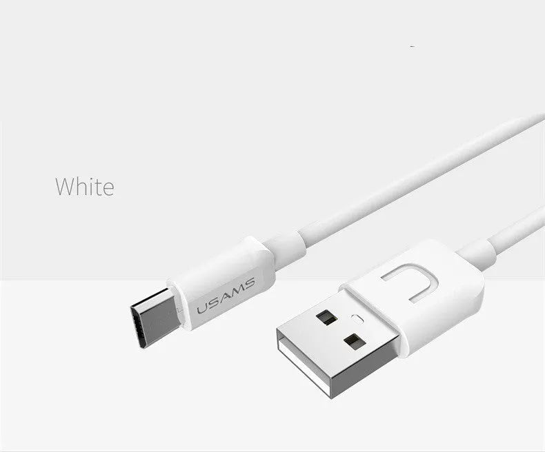 USB charging cable for Android phones in multiple colours with 1 metre length