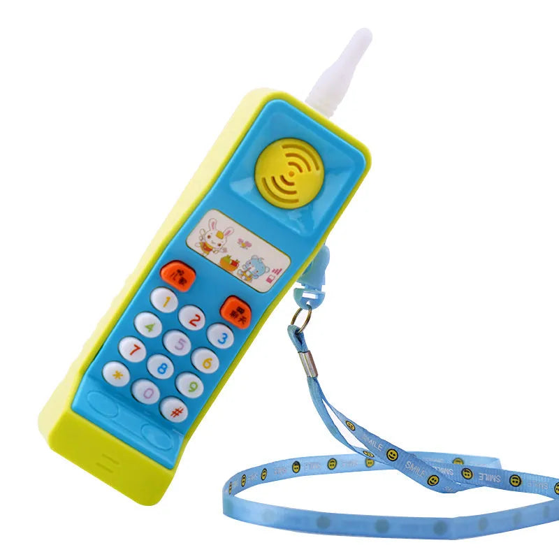 Children's battery-operated sound and light toy with cartoon animal design