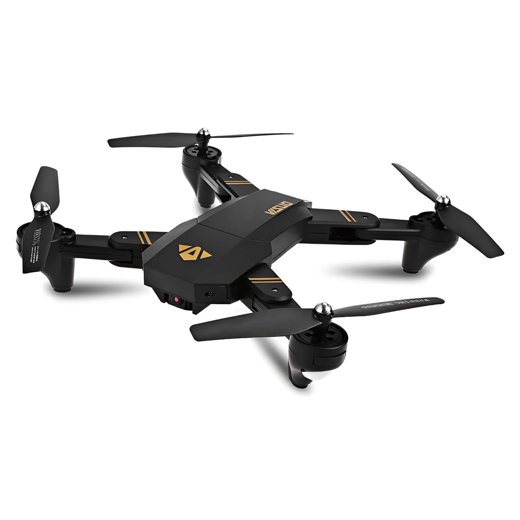Folding fixed-height aerial drone with 4-channel remote control, 50m range
