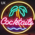 LED coffee neon billboard advertising light with PVC shell for commercial interior decoration