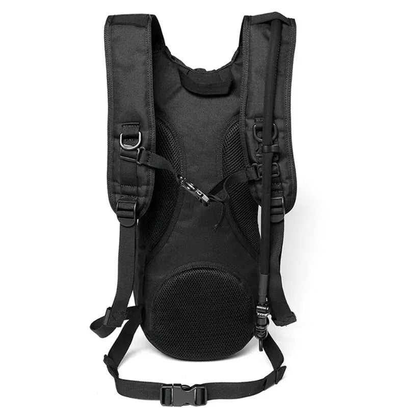 Hydration tactical cycling backpack, Oxford cloth, 3L capacity, 100cm tube, 47x20x10cm, for cycling and mountaineering.