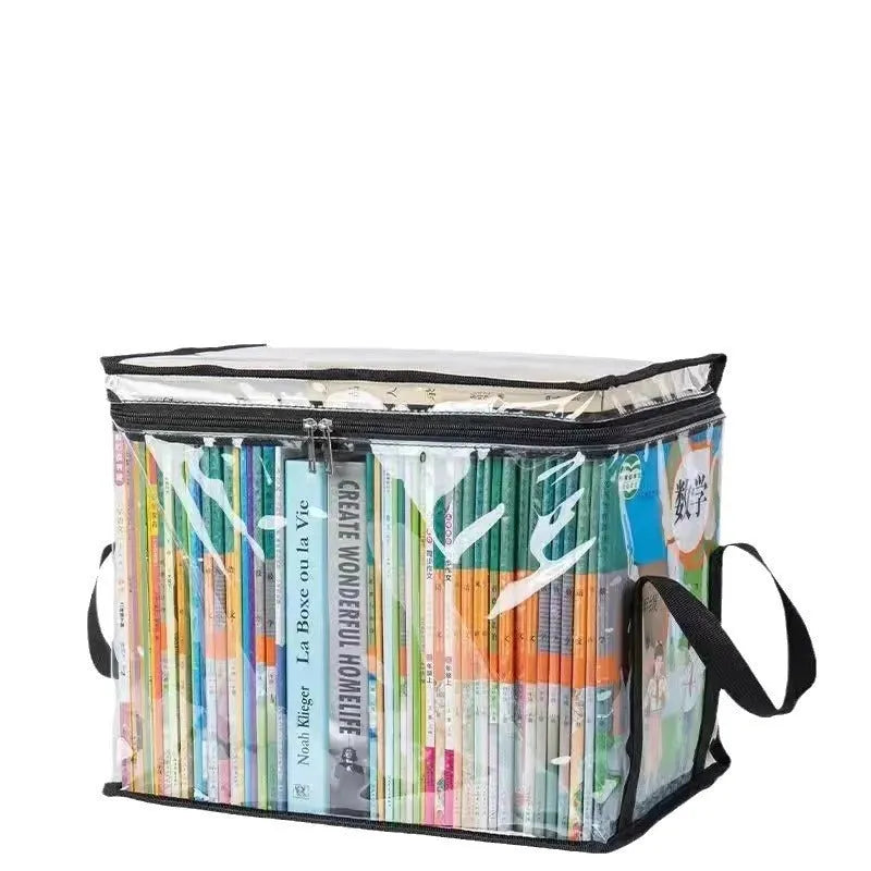 Large white PVC foldable waterproof buggy bag with transparent panel, showing 24L capacity.