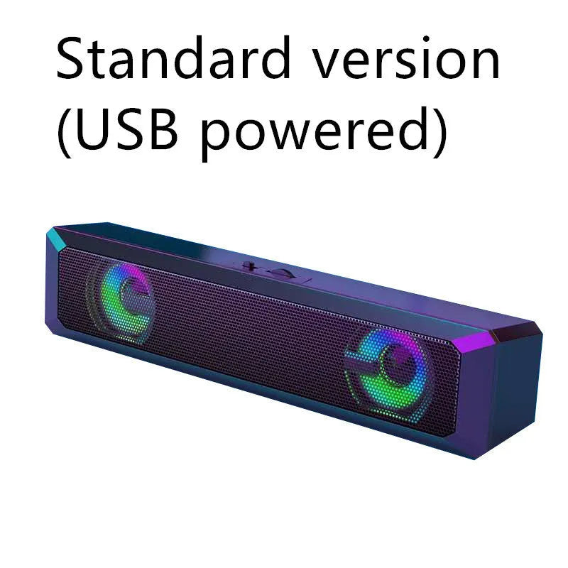 Wired Sound Blaster Bluetooth speaker with USB power and manual impeller control