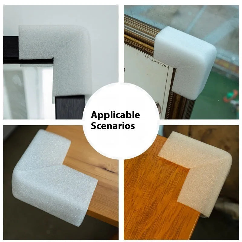 EPE pearl cotton furniture corner protector in U10 style with 10mm slot, pack of 800