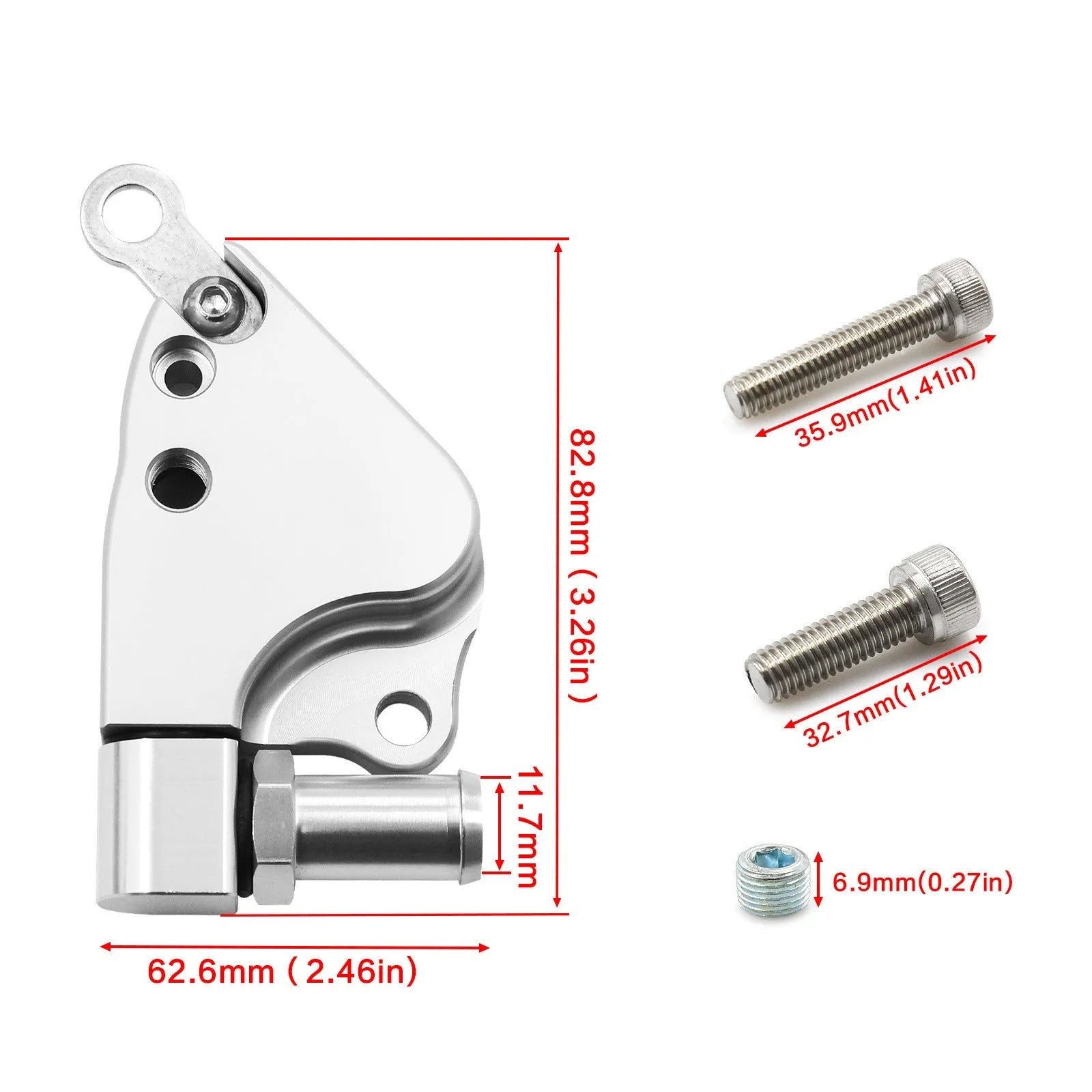 Honda K Series intake manifold coolant adapter for K20 and K24 engines.