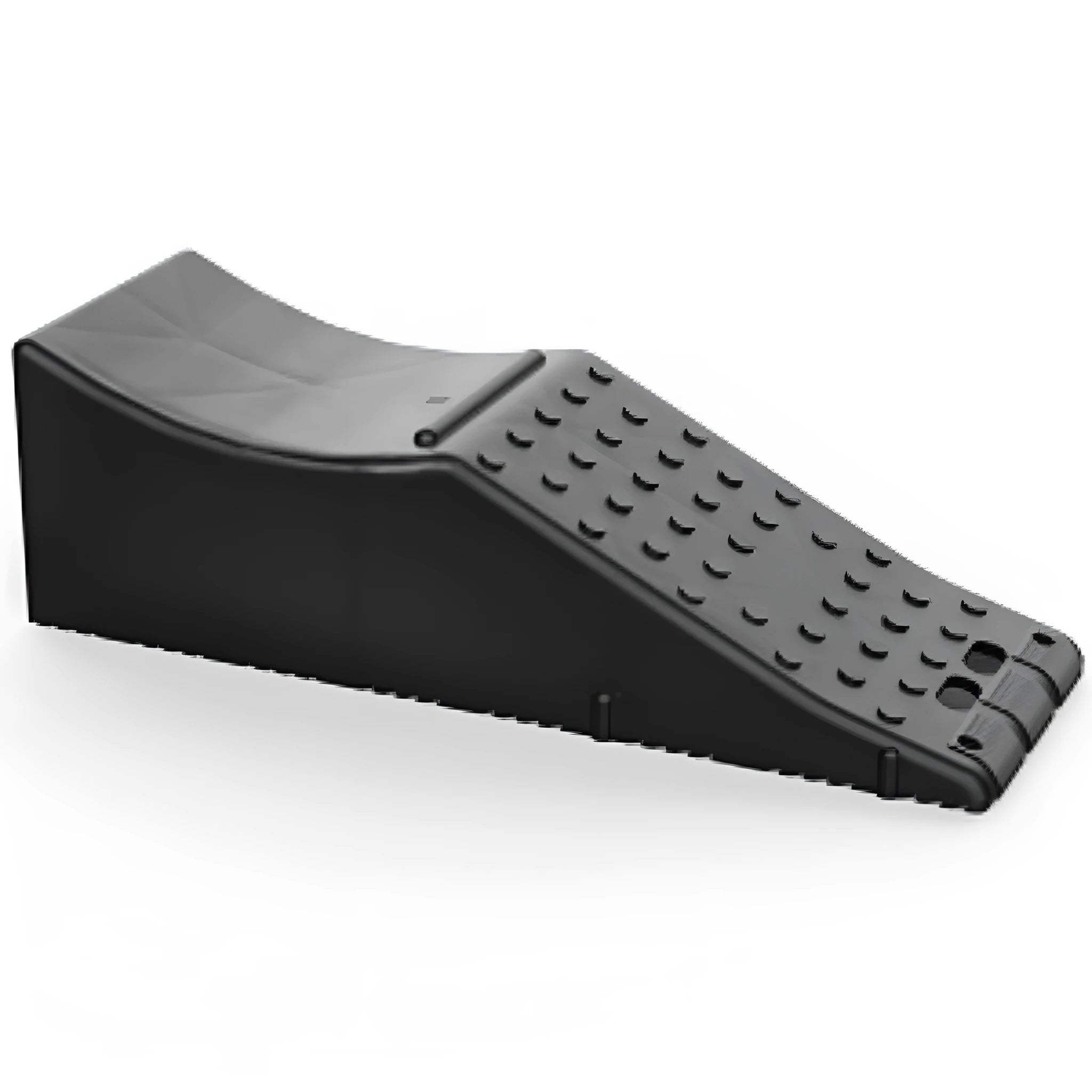 Black rectangular car protection pad for vehicle boot floor, dimensions 55 cm by 44 cm.