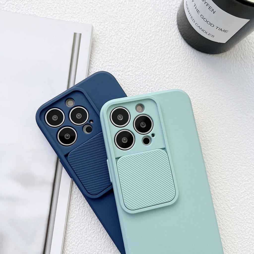 All-inclusive Tracking Shot TPU phone case for Apple iPhone, black back cover on phone