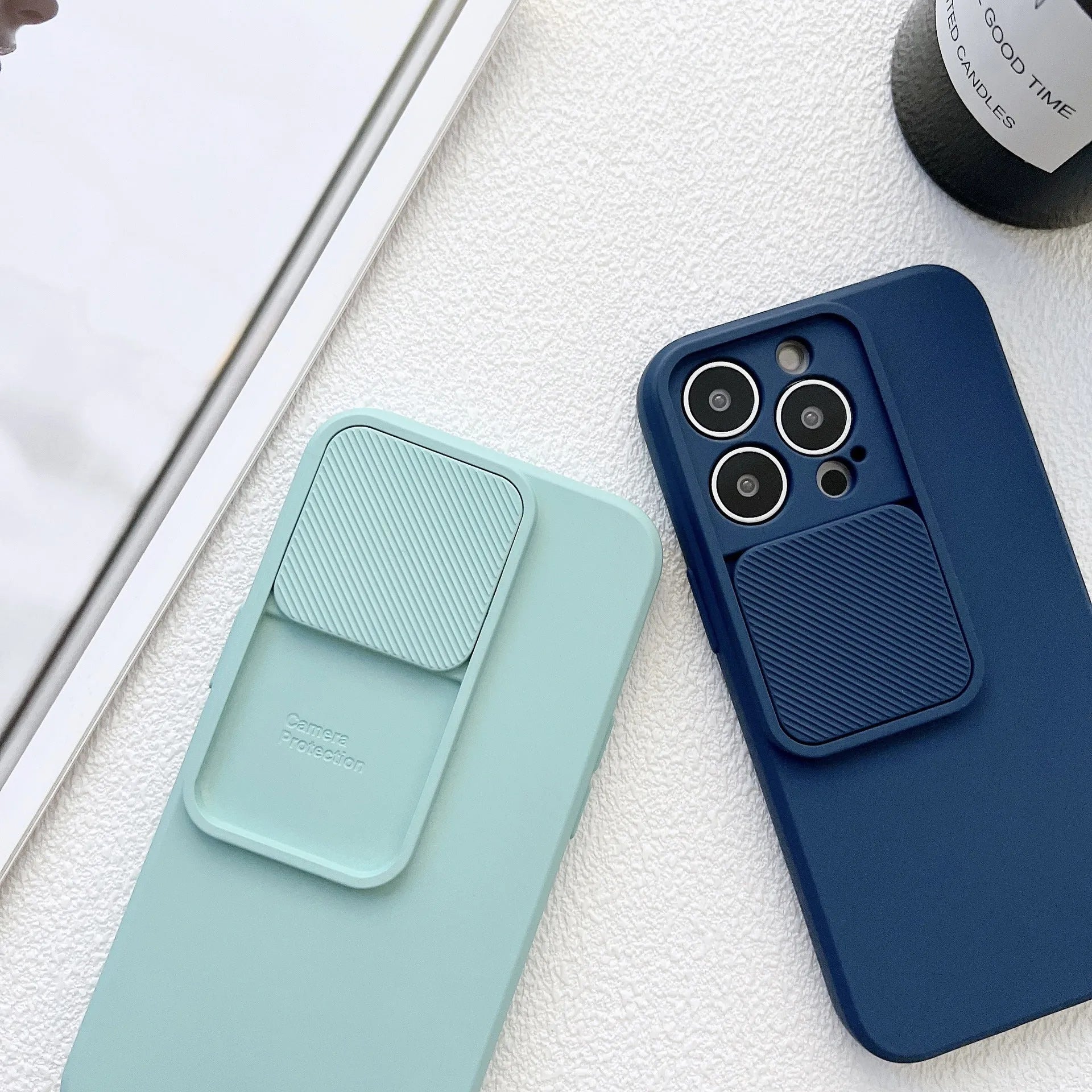 All-inclusive Tracking Shot TPU phone case for Apple iPhone, black back cover on phone