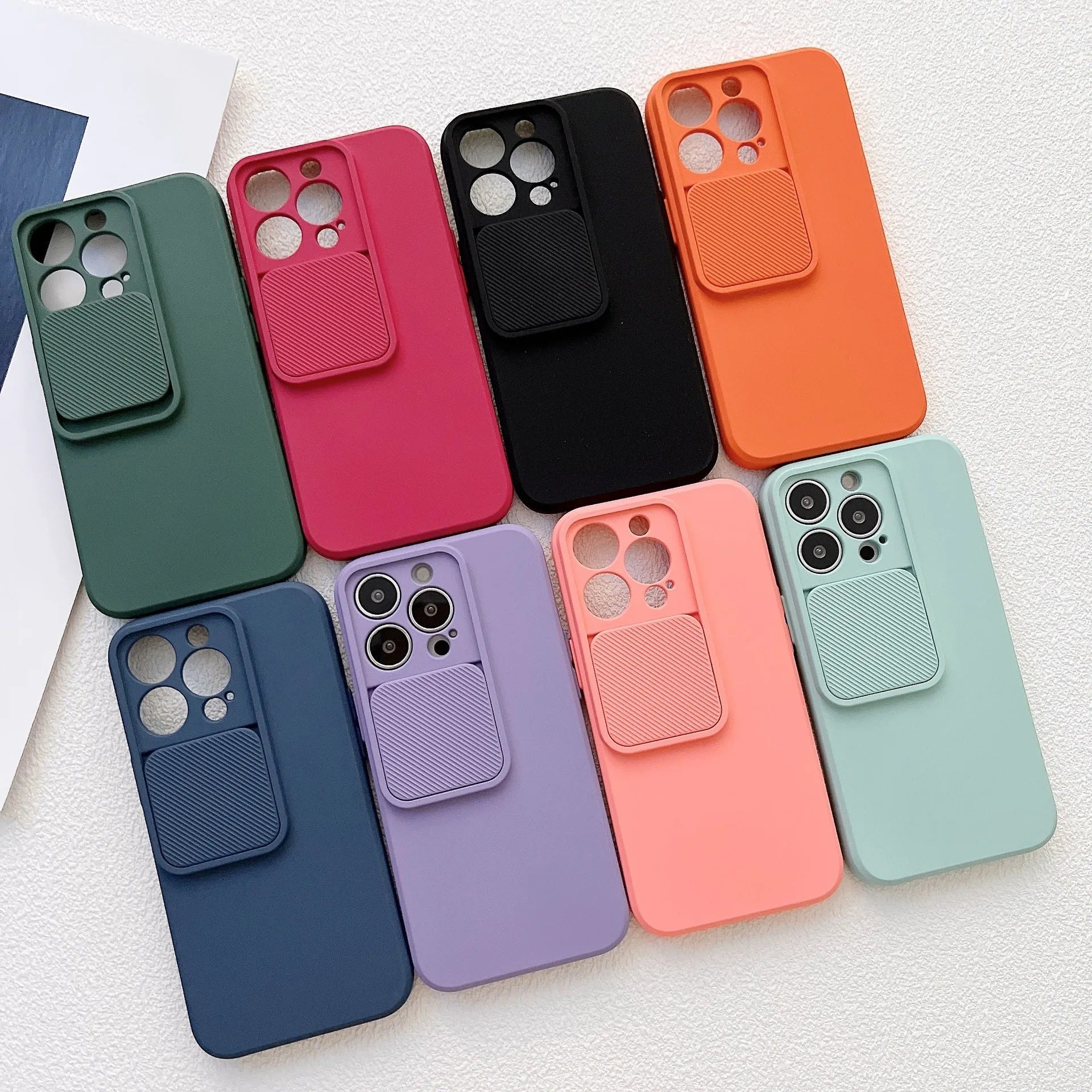 All-inclusive Tracking Shot TPU phone case for Apple iPhone, black back cover on phone