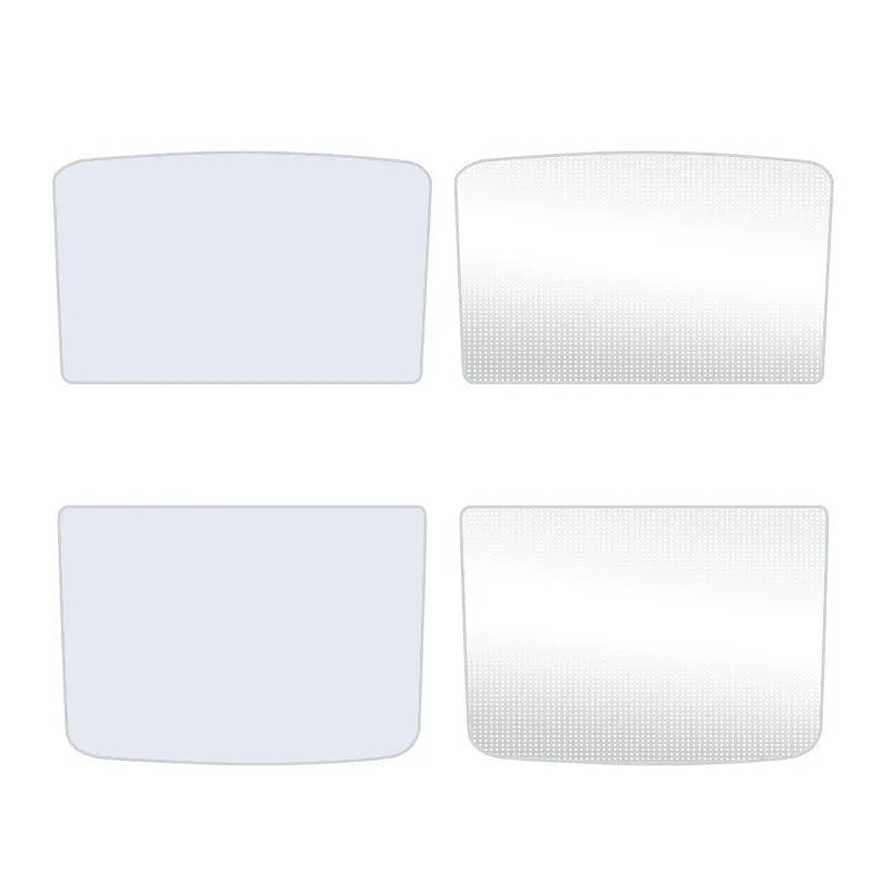 Ice crystal curtain car sun visor with silver tape thermal insulation for general vehicle models