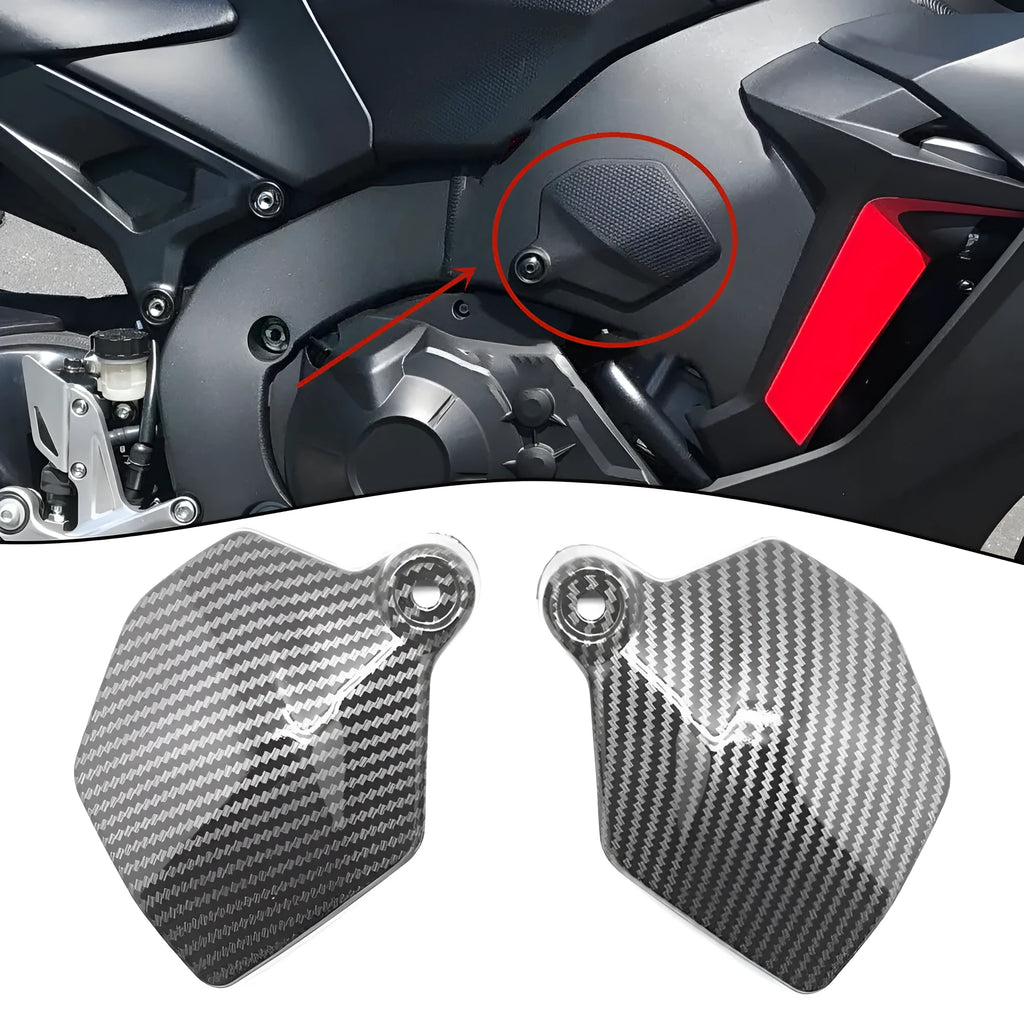 Carbon fibre black ABS motorcycle fairing frame covers for Honda CBR1000RR