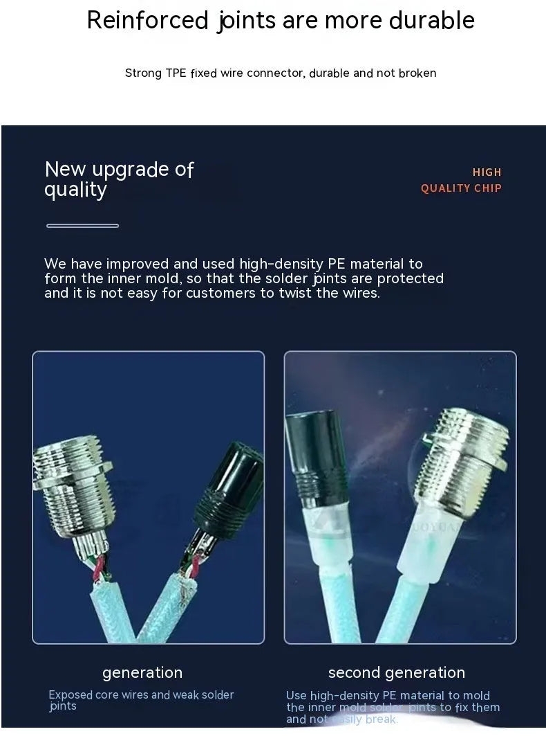 Coiled mechanical keyboard data cable, 150cm USB flexible wire with spiral stretch and metal interface housing, colour options