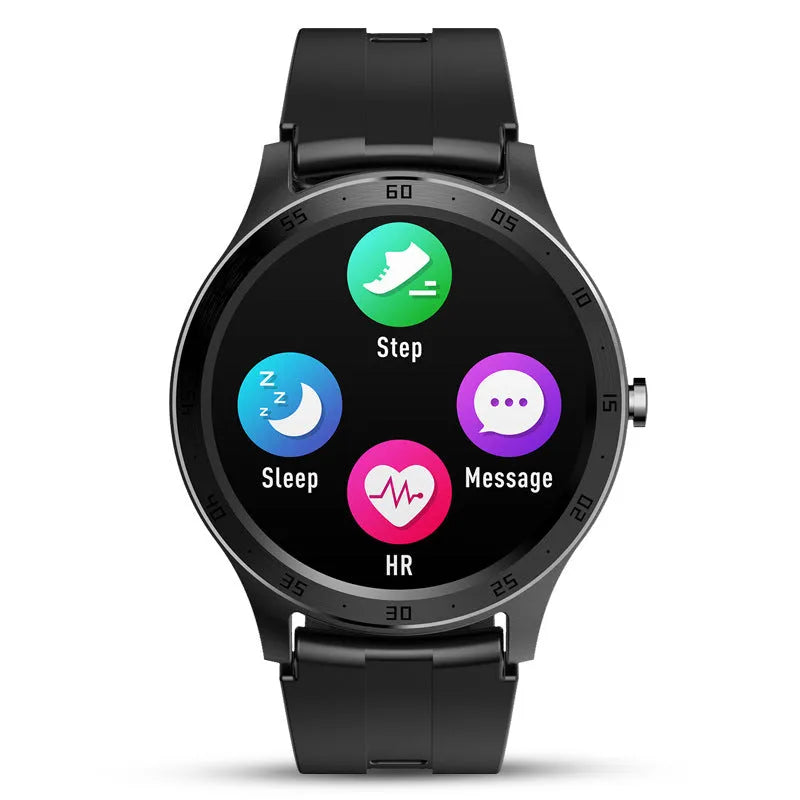 S20 smart fitness bracelet with 1.28 inch screen on wrist showing health metrics