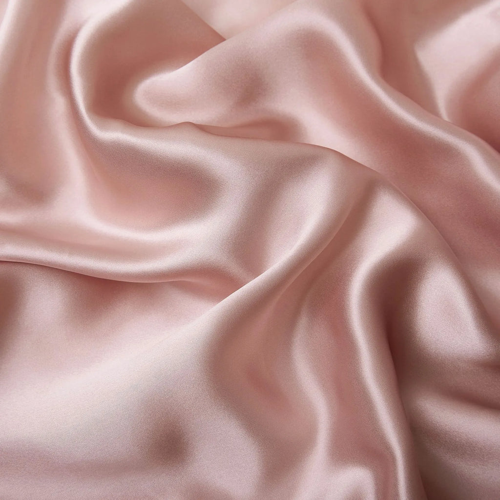 Single silk pillowcase in palace luxury style with reactive printed pattern, 48cm x 74cm size