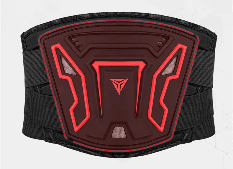 MDL1028 motorcycle waist support harness in black or red colours