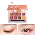 Focallure Shining Eyeshadow 12 Colors Palette with twelve powder eye shadow shades in a compact case