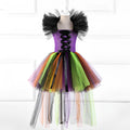 Halloween wizard girl dress in photo colour, nylon main fabric and lining, sizes 2Y to 12Y
