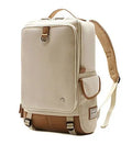 Modern men's large Oxford cloth backpack in Army Green colour showing front view