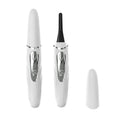 Intelligent digital display electric eyelash curler with four gears, tooth comb style, in black