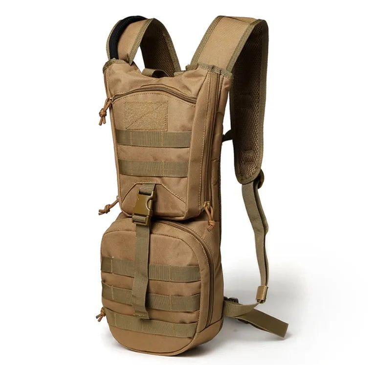 Hydration tactical cycling backpack, Oxford cloth, 3L capacity, 100cm tube, 47x20x10cm, for cycling and mountaineering.