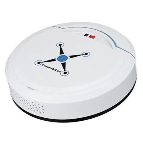 Smart robot vacuum cleaner 22.8cm ABS plastic automatic induction sweeper black