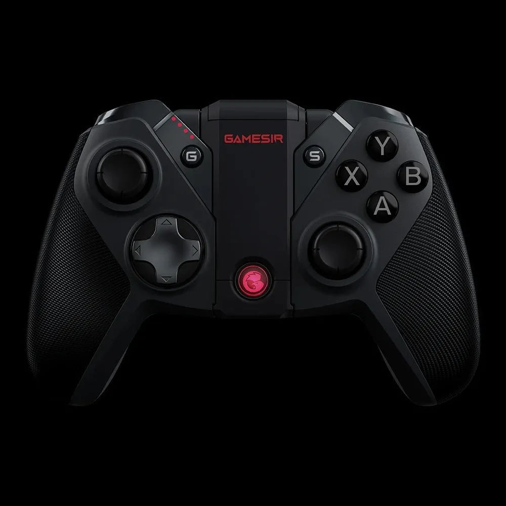 Black Gaishi game console handle with Type-C interface, vibration mode and ABS body