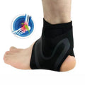 Ankle support brace for left or right foot, shown in sizes for shoe sizes 37 to 46.