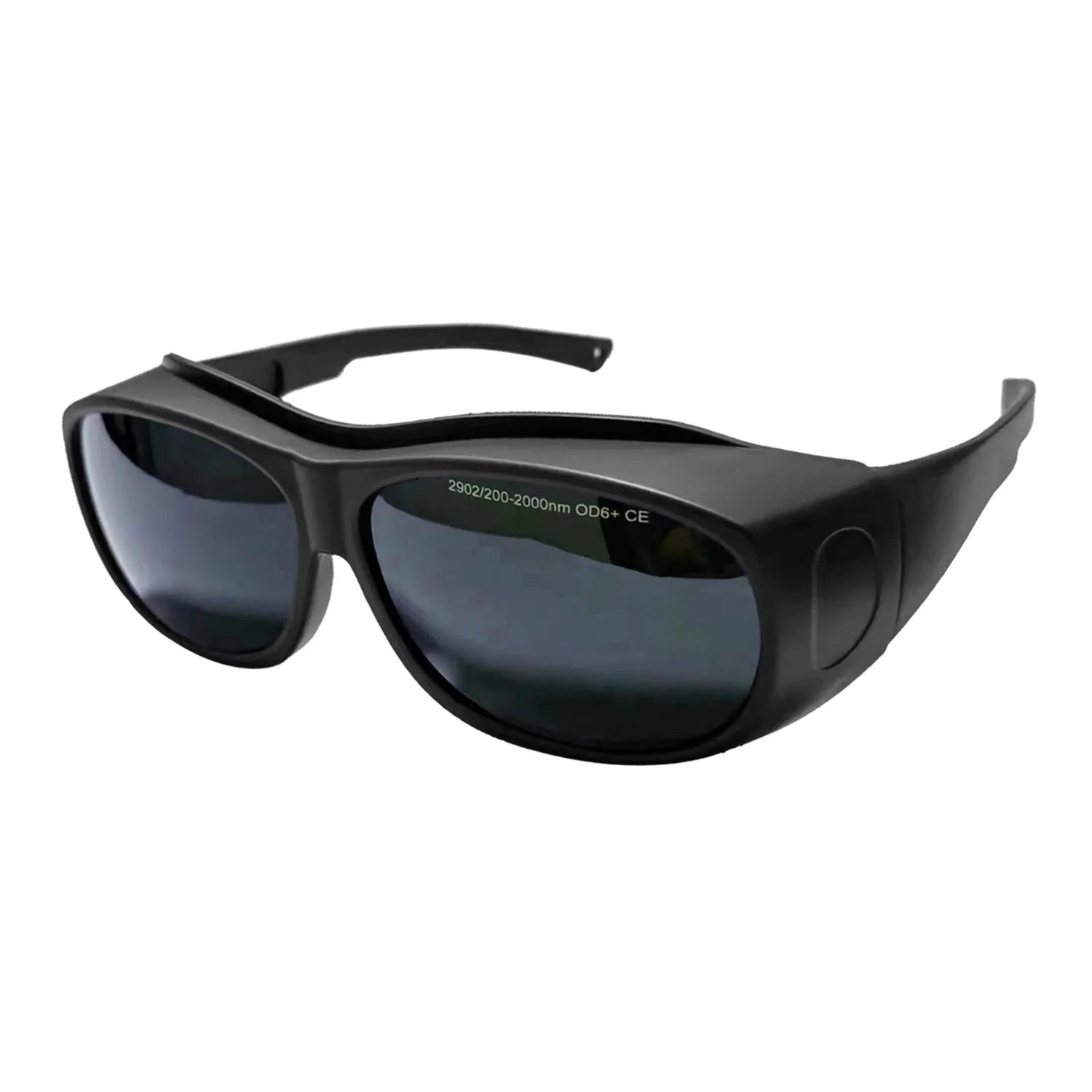 PC laser protection goggles for skin rejuvenation and welding with cleaning cloth.