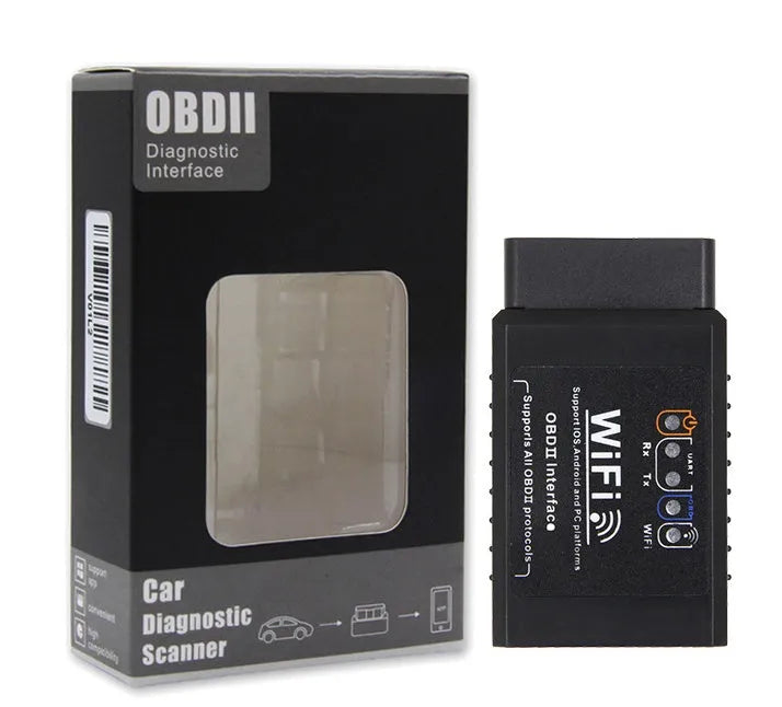 Black Jin Fengda car fault detector OBD2 diagnostic tool for petrol cars DC12V