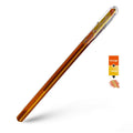 Flash K110 1.0mm gel pen with pearlescent glitter ink in eight colour options on white paper.