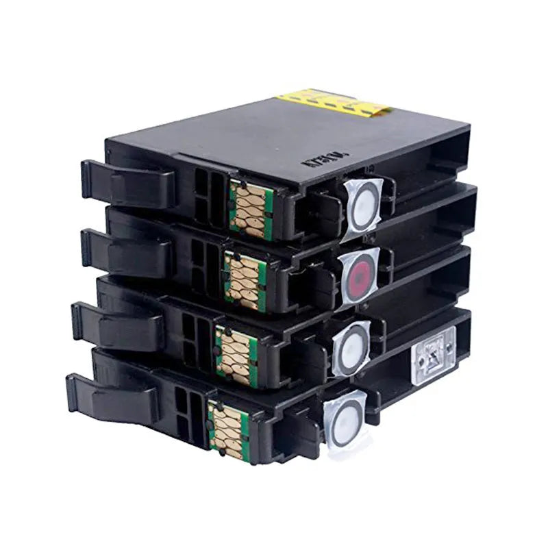 Four compatible ink cartridges for Epson Expression Home XP: black T2991XL 15ml, cyan T2992XL, magenta T2993XL and yellow T2994XL 13ml each.