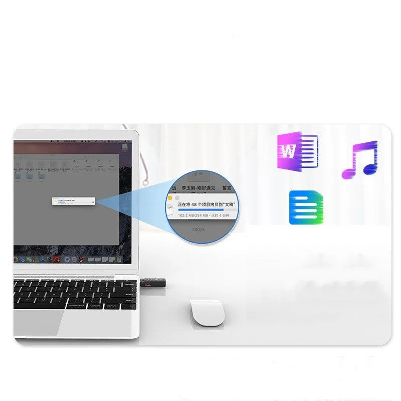 Black USB car Bluetooth receiver with AUX output port for wireless music streaming to car stereo.
