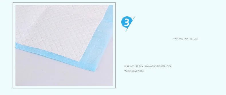 Pet Dad teddy thickened diaper pad for male and female cats and dogs, PE and non woven fabric construction