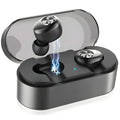 Black wireless Bluetooth over-ear headset for hands-free calls