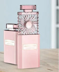 Pink USB rechargeable perfume fan for fragrance circulation