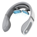 White multifunctional heating neck vibration massager with remote control