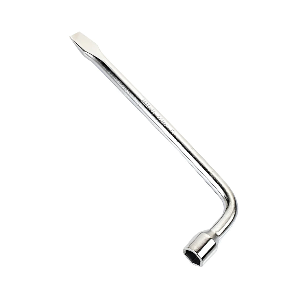 Single 19mm drive, L-shaped socket wrench tool made from CR-V steel