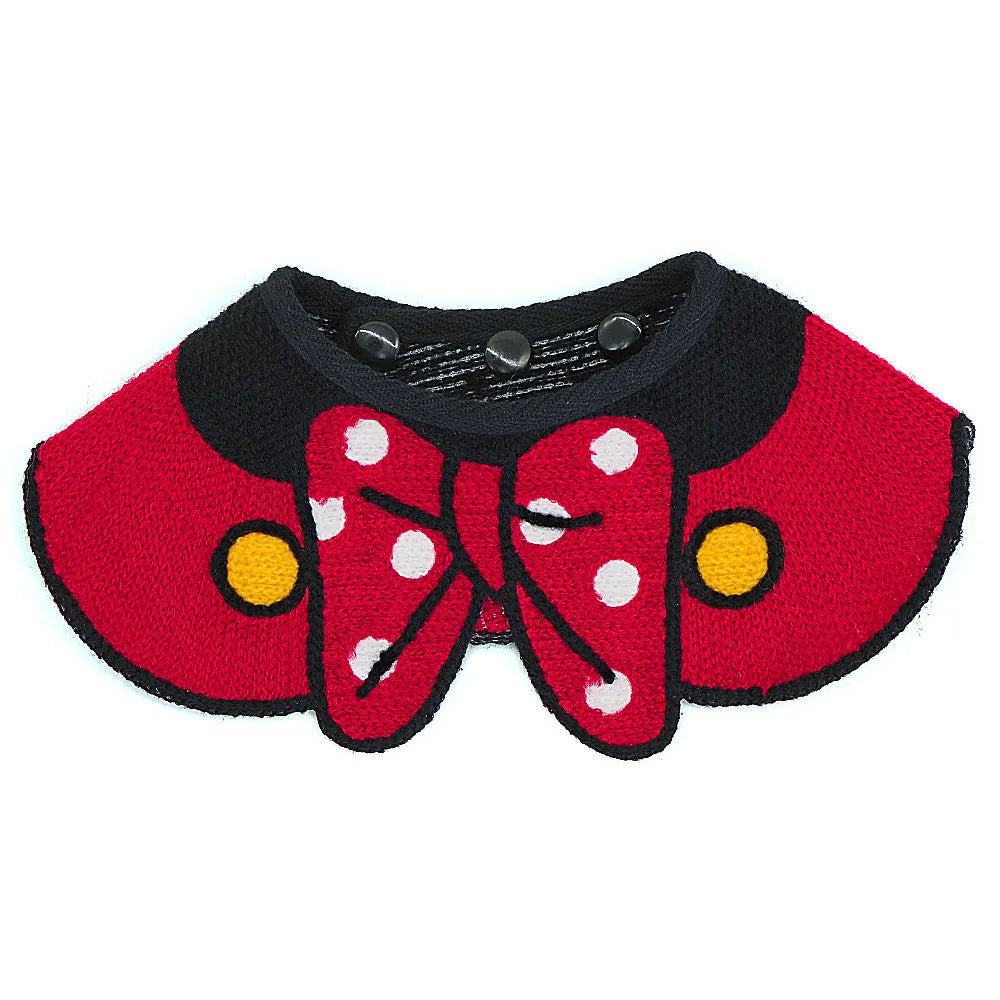 Pet scarf collar for small and medium dogs in Blue Red White Yellow sizes S L
