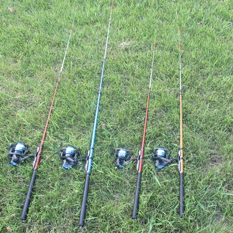 Blue FRP hard tuning raft fishing rod 1.3 metres and 1.5 metres sizes