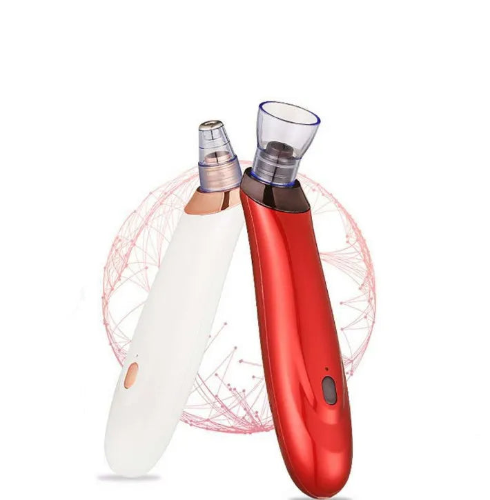 Electric blackhead remover vacuum pore cleaner, 18x2.5x2.5 cm, 3.7V lithium-ion, black gold red white