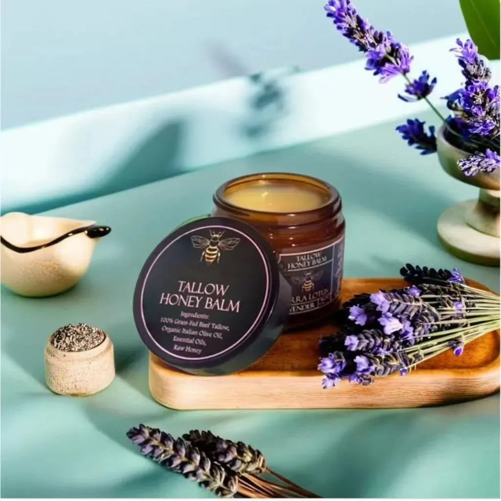 Jar of Honey Butter Moisturising Facial Cream, 57g net content, for all skin types.