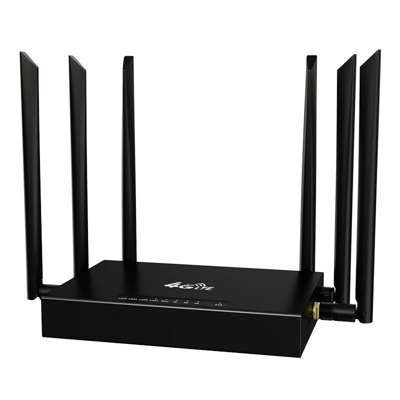 Industrial iron box 4G 3G router with multiple antenna and power supply configurations