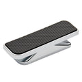 Aluminum alloy magnetic suction mobile phone holder in gun black on car dashboard