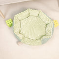 Multi-colour thermal cat nest in macaron shades, 50cm diameter cloth bed for cats