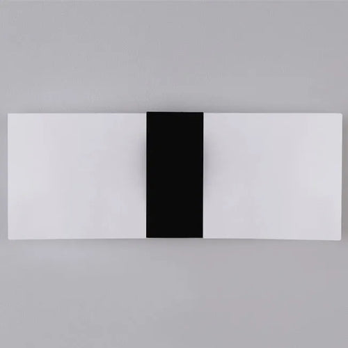 Modern acrylic wall lamp for corridor with LED light in silver, black, or gold finish.