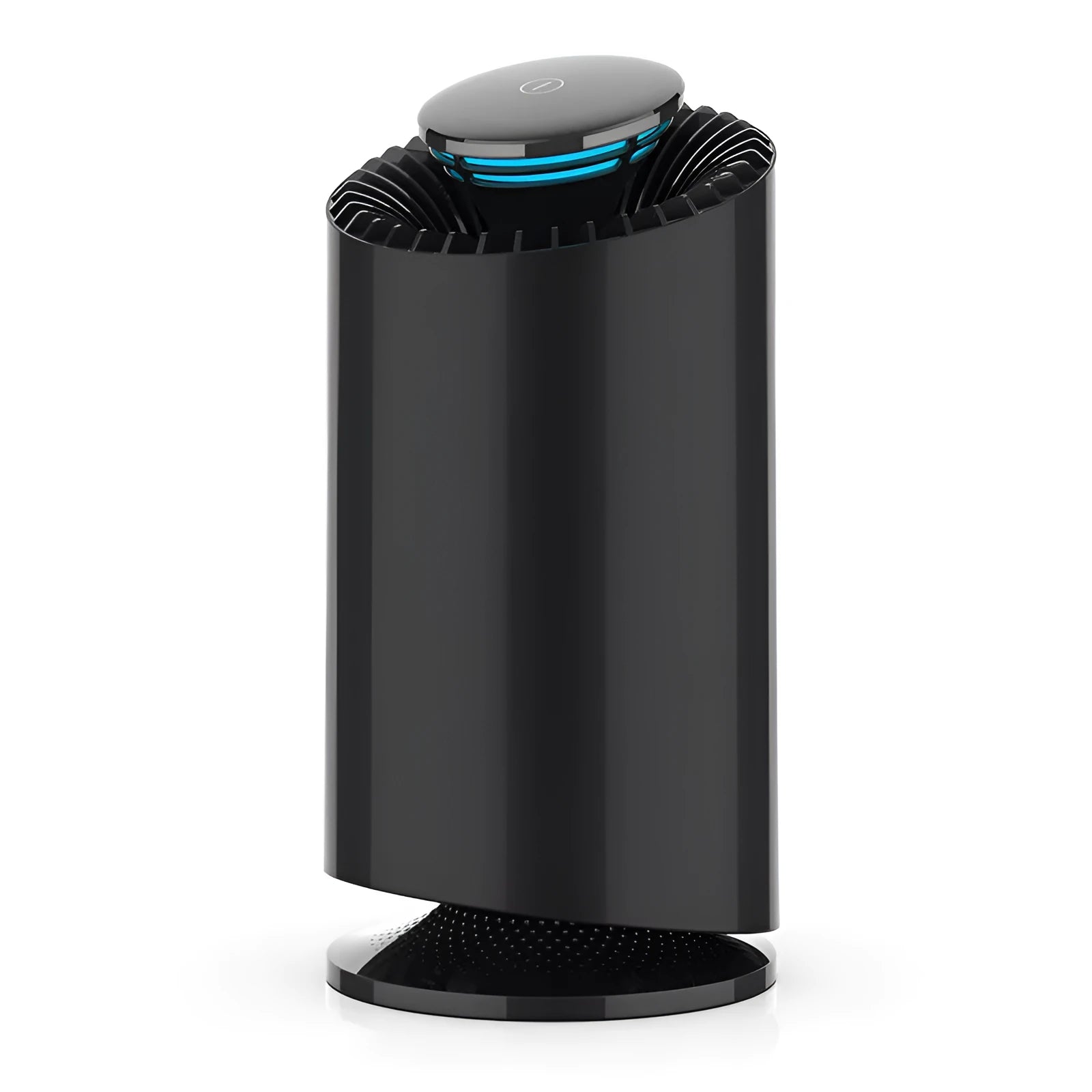 Photocatalyst mosquito killing lamp in black finish with dual UV lights