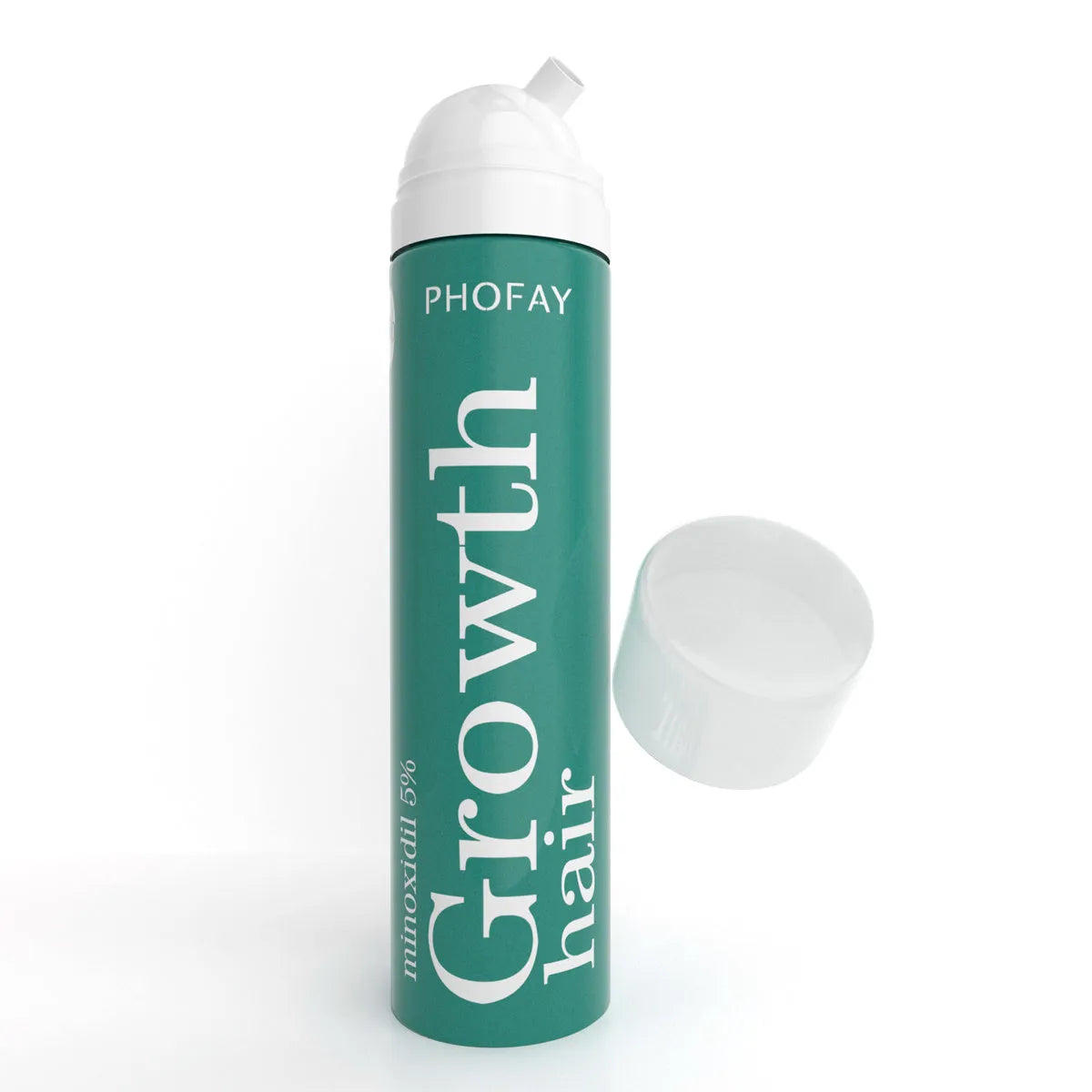Minoxidil 5% anti-hair loss foam mousse bottle with scalp applicator for hair regrowth treatment