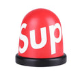 Creative car roof ornament 10cm x 8.5cm x 10cm in Red SUP or Black SUP with 2 3M adhesive stickers