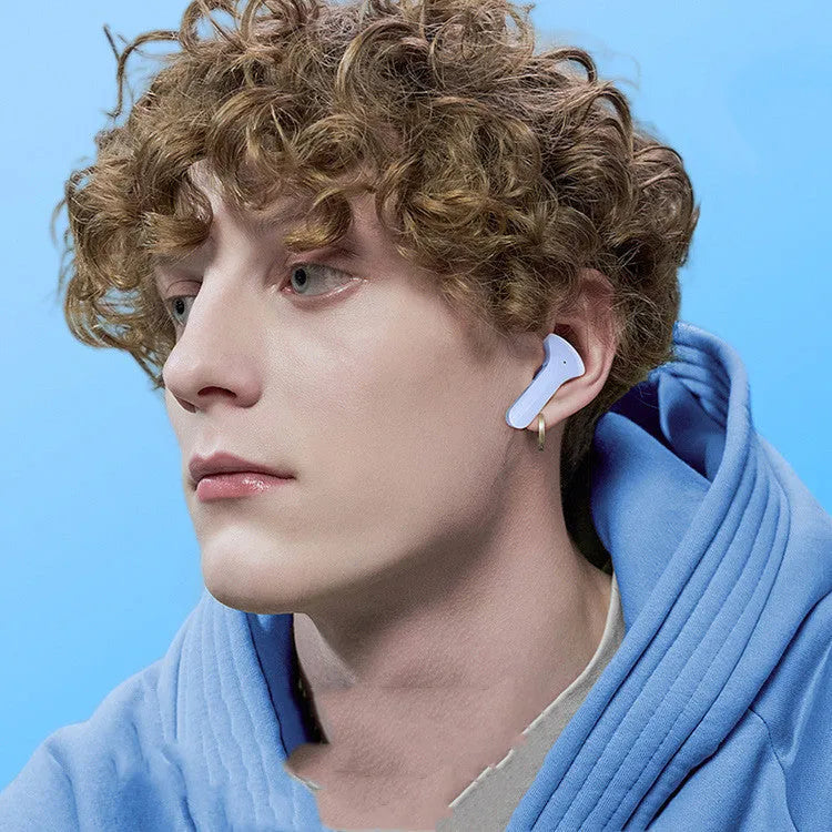 Wireless Bluetooth earbuds with digital battery display in choice of five colours